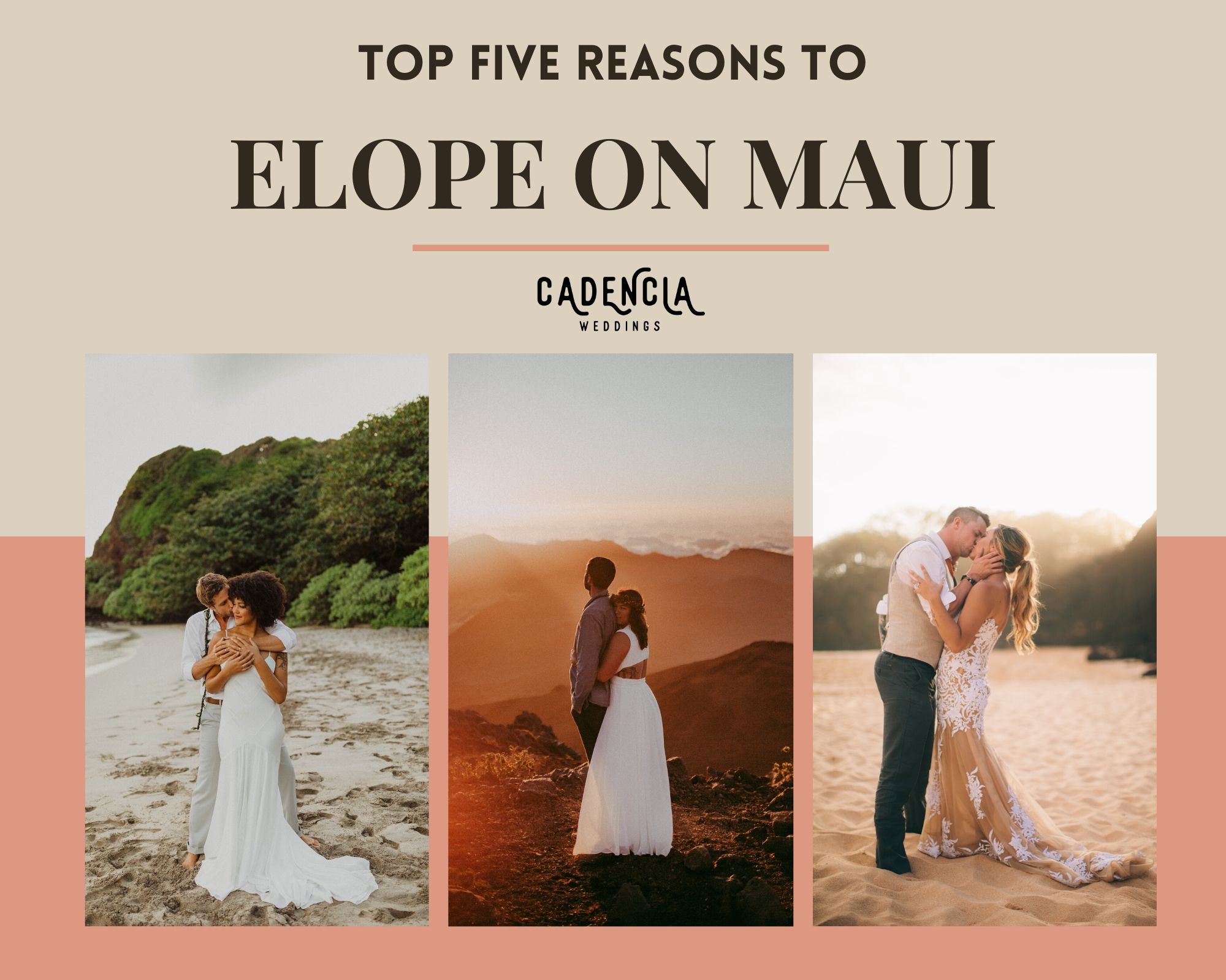 top 5 reasont to elope on maui 